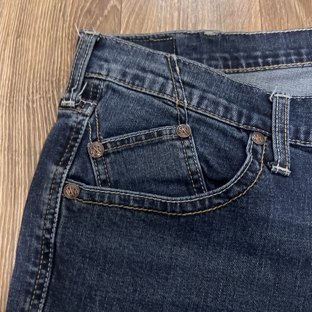 Rock & Republic Jeans Mens 38x32 Blue Rebellion Straight Leg Denim - Picture 6 of 13